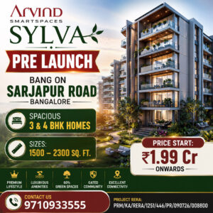 Arvind smartspaces sylva sarjapur road banner