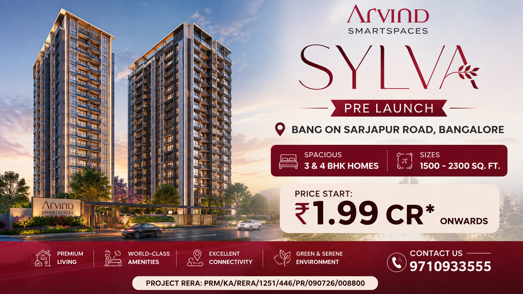 Arvind smartspaces sylva sarjapur banner photos new