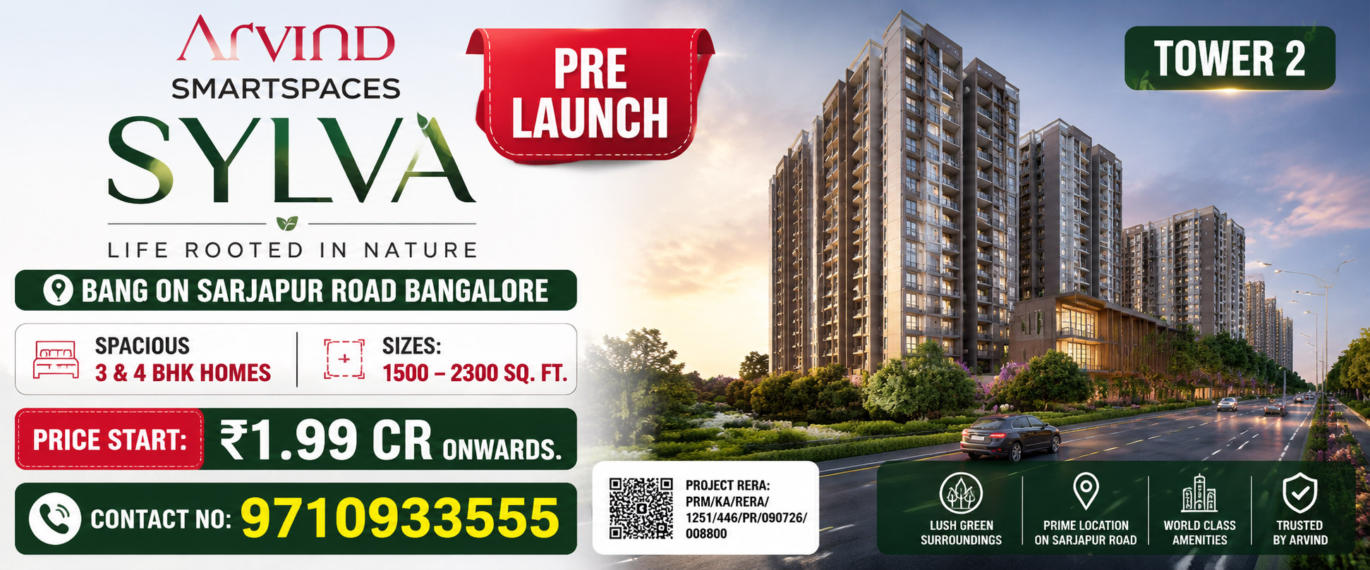 Arvind smartspaces sylva sarjapur banner photos