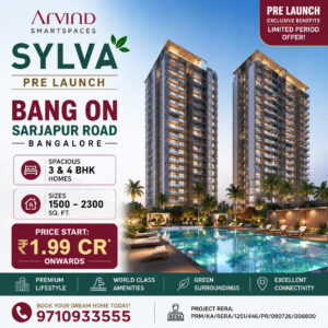 Arvind sylva sarjapur road photos new launch
