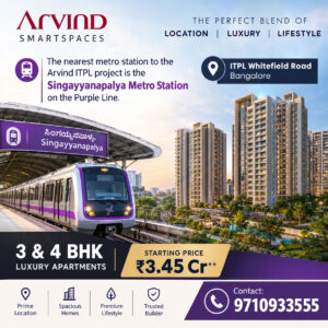 Arvind itpl whitefield luxury metro connected apartments